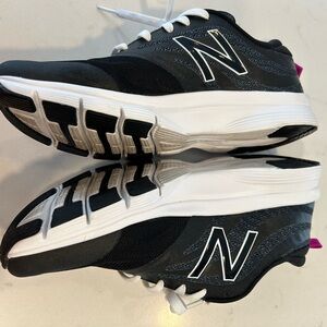 New Balance Black and Pink Ultra Soft Sneakers